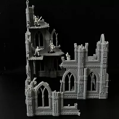 Warhammer 40K 40000 Terrain Scenery - Necromunda Gothic Ruins Ruined Buildings • £29.99