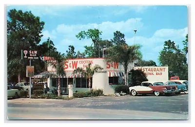 Florida Inverness S&w Cocktail Lounge On Us Route 41 North Published Circa 1958. • $19.99