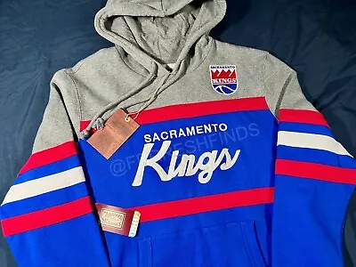 Authentic Mitchell & Ness Sacramento Kings Embroidered HWC Retro Hoodie • $99.99