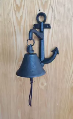 Vintage Cast Iron Anchor Door Bell • $59.95