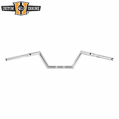 Chrome 1-1/4  Fat Low Rise Z Bar 8  Rise Handlebar Fit For Harley Road Glide • $121.49