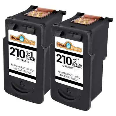 2PK PG210 XL Black Cartridge For Canon PIXMA MP270 MP280 MP480 MP490 MP495 MP499 • $27.95