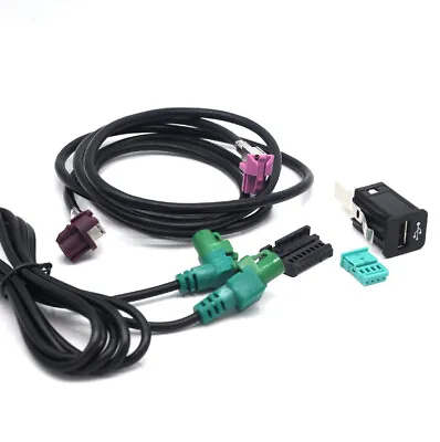 Retrofit Navigation CABLE USB Socket Idrive Power Connector For BMW CIC CID • $35.99
