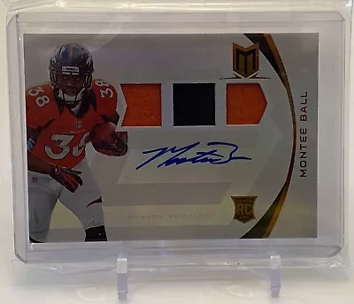 Montee Ball 2013 Momentum Autograph Jersey Rookie RC Card No. 228 #/399 W/Top • $5.95