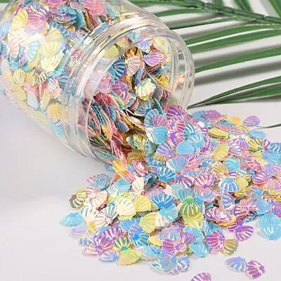 $4.04 • Buy Mix Macaroon Colors Nail Sequins Paillette Star Heart Craft Nail Art Sequin 10g