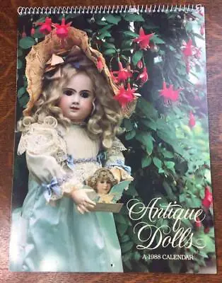 Vintage 1988 ANTIQUE DOLLS Calendar By Marcia Cresell For Current • $12.99