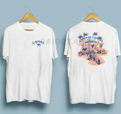$28.80 • Buy Vintage 1990 Joe Camel A Pack Of Camels Men's White Shirt