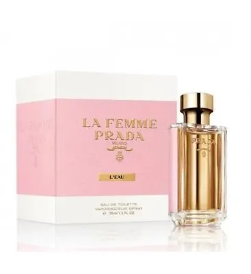 Prada La Femme L'eau 35ml Eau De Toilette Spray Brand New & Sealed 🎄🎁 • £42