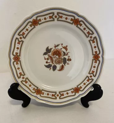 Vintage 4 Richard Ginori “Taorina”Floral Goldtrimmed Dessert Plates Italy 6 3/4” • $80