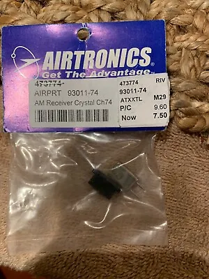 Vintage Airtronics 93011-74 AM RX Crystal Single 75.670 MHz New Old Stock • $15.40