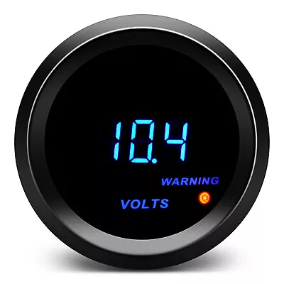 2'' 52mm Digital Analog LED Electronic Auto Car Voltage Gauge Volt Meter Smoked • $17