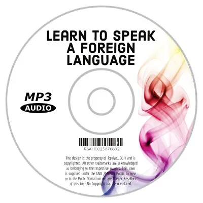 Learn To Speak A FOREIGN LANGUAGE A Complete AUDIO & TEXT Course On DVD MP3  • £5.99