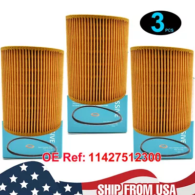 3X Oil Filter All Paper Design HU925 For BMW E36 E38 E39 E46 E53 E60 E83 E85 Z3 • $18.69