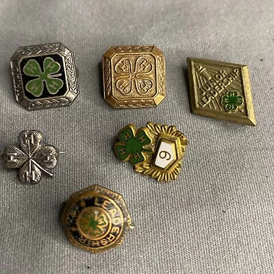 4 H Farm Club High School Lot Of 6 Vintage Tack Lapel Pins • $20.90