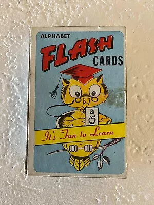 It's Fun To Learn Alphabet Flash Cards Vintage • $19.95