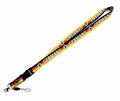 Germany German National Football Soccer Team Detachable 22  Neck Lanyard • $14.99