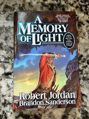 Wheel Of Time Book 14 A Memory Of Light Robert Jordan (Auto-Pen) 1st Edition HC • $17.59