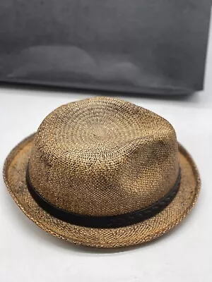 Stetson Player Toyo Vintage Straw Hat “BBQ” (Large) • $29.99