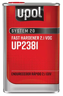 2.1 VOC Hardeners: 2.1 VOC Fast Hardener Clear 2lbs UP2381 U-POL Products • $40.45