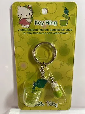 $42 • Buy Sanrio Hello Kitty Green Apple Series Key Ring Chain Charm 2002