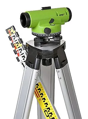 Imex LAR28 Auto Dumpy Level 28x Zoom Tripod & 5m Staff • £279.95