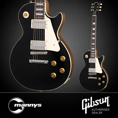 Gibson Les Paul Standard '50s Plain Top (Ebony) Inc Hardshell Case • $5899