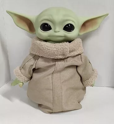 Star Wars Mandalorian The Child Grogu Baby Yoda 12  Plush Hard Head Toy 2019 • $14.99