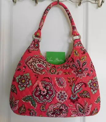 Vera Bradley Large Hobo Bag / Purse In The Call Me Coral Pattern - NWOT • $59.95