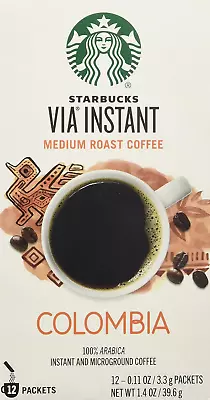 VIA® Colombia Coffee Medium Instant 1.4 Ounce • $19.86