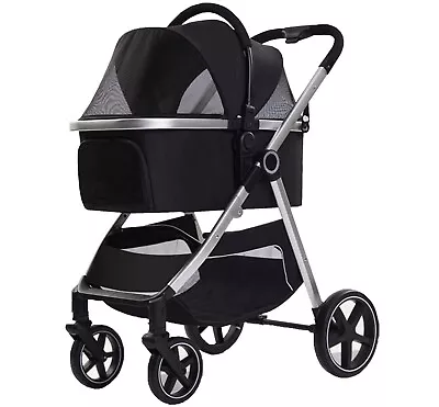 3 In 1 Multifunction Foldable Pet Stroller For Dog And Cat + Carrier + Car Seat • $99.95