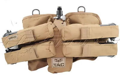$19.95 • Buy Valken V-TAC 4+1 Pod Tank Harness Paintball Pack Tan Tactical Pod Pack NEW