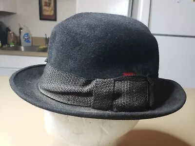 Chocolate Brown Penny's Marathon Fedora Men's Hat Black Band 7 1/8 • $40