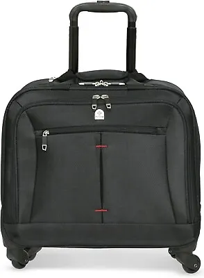 Wheeled Laptop Trolley Business Briefcase Office Case Travel 4 Wheels Cabin Bag • £59.99