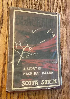 Scota Sorin BLACKBIRD A STORY OF MACKINAC ISLAND Michigan 1907 First Edition • $35