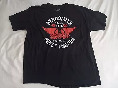 Aerosmith Sweet Emotion Concert Summer 1975 T Shirt Mens Size 3XL Short Sleeve • $20