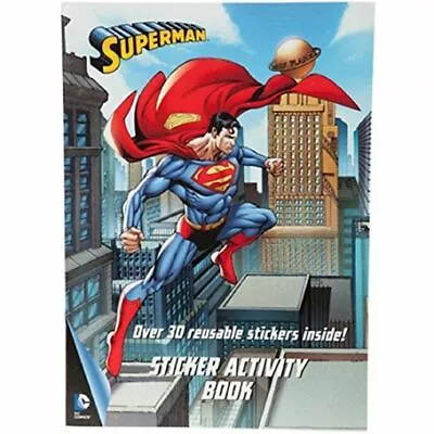 Official DC Comics Superman Reusable Sticker Activity Book Colouring Pack 301041 • £2.25