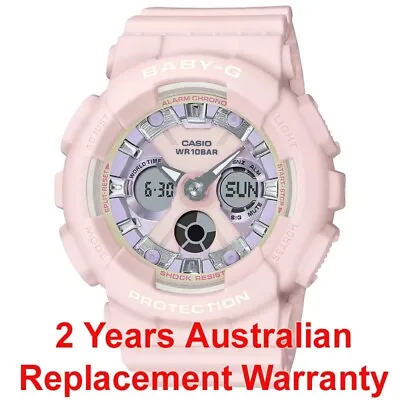 Casio Baby-g Women Watch Ba-130 Pink Icy Pastel Ba-130wp-4a 2-years Warranty • $164.99