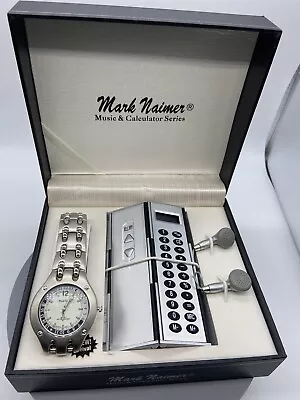 Mark Naimer Quartz Water Resistant Watch Gift Set - Music & Calculator Series • $24.99