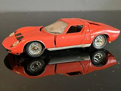 Attic Find Vintage Solido 1/43 Lamborghini P-400 Miura Red • $10