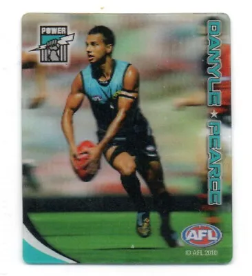 2010 AFL ULTRA 3D FOOTY PLAYS SNACKBRANDS - #51 Danyle PEARCE (PORT ADELAIDE) • $5