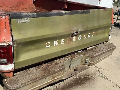 Vintage 73-80 Chevy Truck Tailgate Original GM Green Paint • $475