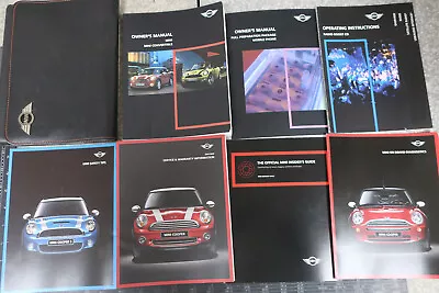 Mini Cooper John Convertible Owners Manual 2010 Set Book Free Shipping 10 OM673 • $47.99