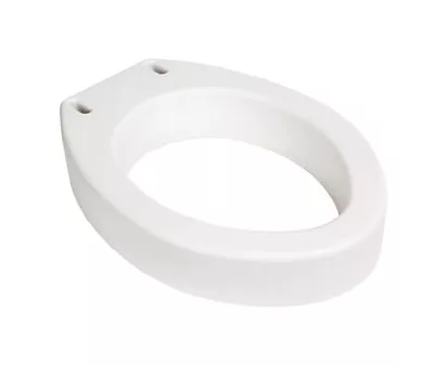 Raised Elevated Toilet Seat Riser For An Elongated Toilet And Compatible With... • $41.52