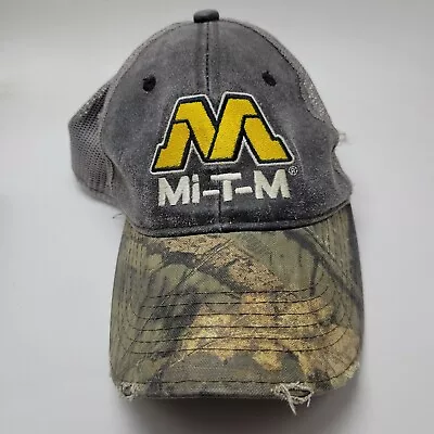 MI-T-M Hat Cap Gray Adult Used Mesh Snapback G14 • $8.99