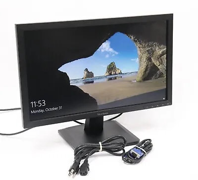 ViewSonic VA2252SM-2 VS17622 22  1920x1080 Widescreen LED Monitor W/ VGA & Power • $39.99