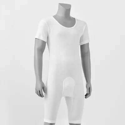 Men's Mormon LDS Temple Garment Underwear: One Piece Zipper Cotton/poly Size 40 • $45