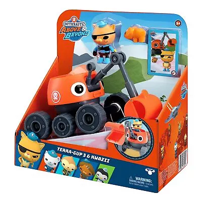 Octonauts Above & Beyond Terra Gup 3 And Kwazii Deluxe Toy Vehicle & Figure Set • $37.71