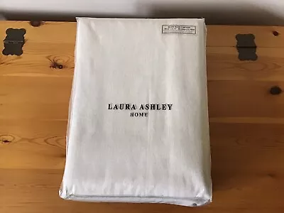 Laura Ashley Ready Made Curtains 162cm X 183 Cm (64  X 72 ) LYNTON Natural NEW • £100