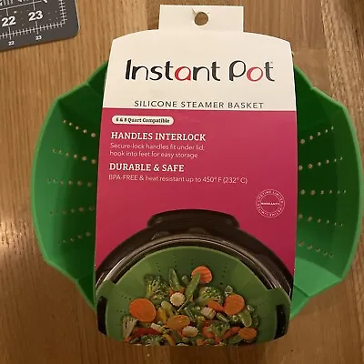 New Instant Pot Silicone Steam Basket With Handle  6qt & 8qt Compatible • $9