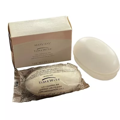 Mary Kay TimeWise 3 In 1 Cleansing Bar With Soap Dish 5 Oz New Sealed Soap • $19.99